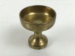 Japanese Buddhist Altar Fitting Brass Rice Offering Cup Vtg Butsugu Gold BA951-OT - Buddhist-chidorivintage.com