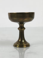 Japanese Buddhist Altar Fitting Metal Rice Offering Cup Vtg Butsugu Gold BA952-OT - Buddhist-chidorivintage.com