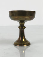 Japanese Buddhist Altar Fitting Metal Rice Offering Cup Vtg Butsugu Gold BA952-OT - Buddhist-chidorivintage.com