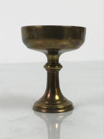 Japanese Buddhist Altar Fitting Metal Rice Offering Cup Vtg Butsugu Gold BA952-OT - Buddhist-chidorivintage.com