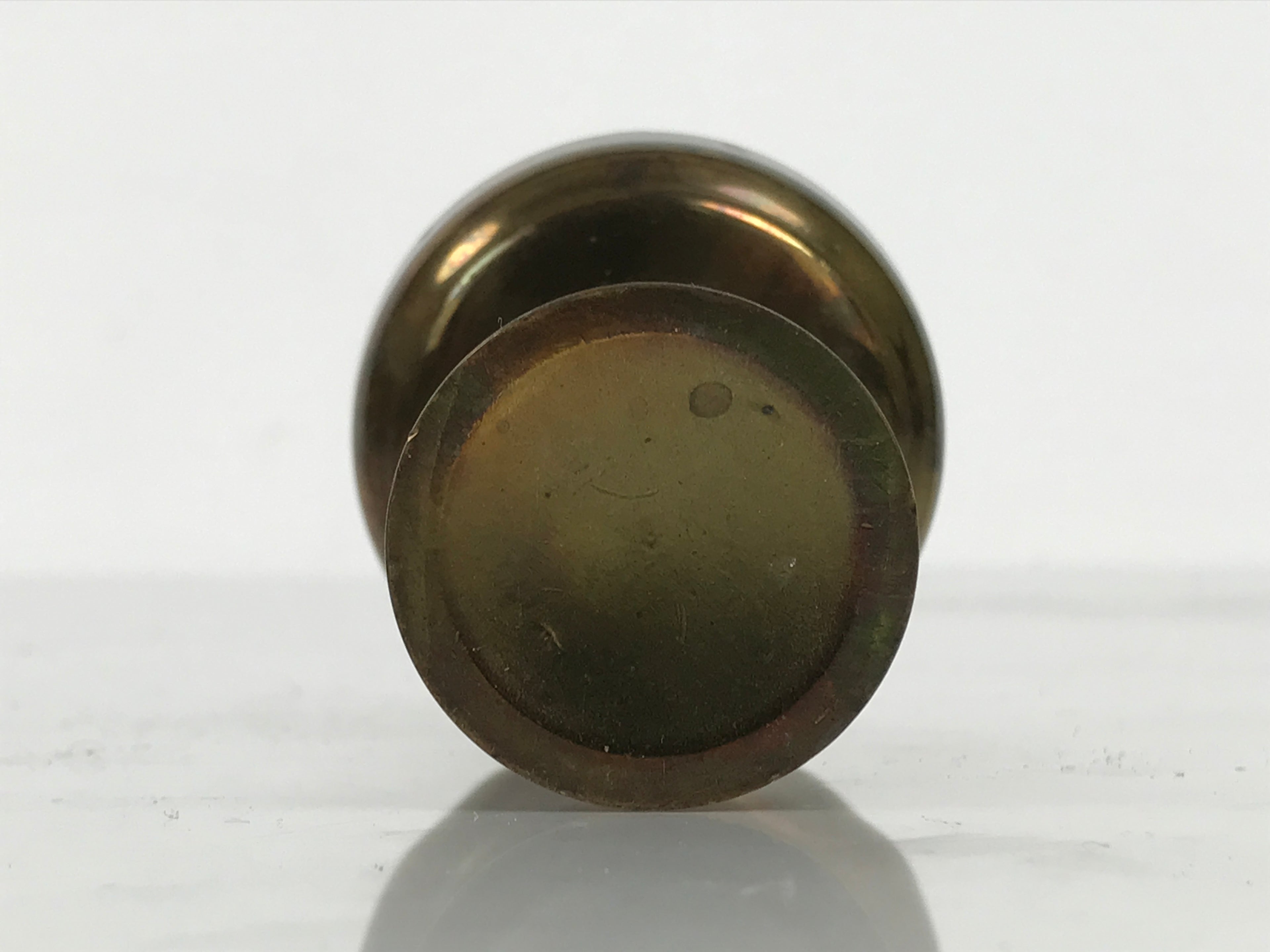 Japanese Buddhist Altar Fitting Metal Rice Offering Cup Vtg Butsugu Gold BA952-OT - Buddhist-chidorivintage.com