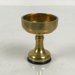 Japanese Buddhist Altar Fitting Brass Rice Offering Cup Vtg Butsugu Gold BA953-OT - Buddhist-chidorivintage.com
