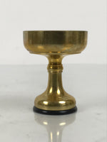 Japanese Buddhist Altar Fitting Brass Rice Offering Cup Vtg Butsugu Gold BA953-OT - Buddhist-chidorivintage.com