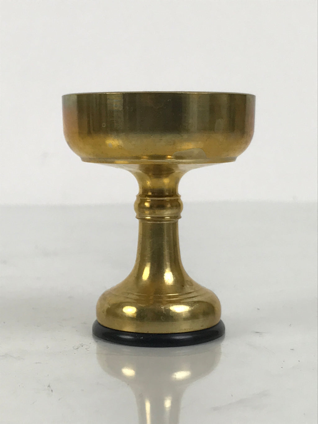 Japanese Buddhist Altar Fitting Brass Rice Offering Cup Vtg Butsugu Gold BA953-OT - Buddhist-chidorivintage.com