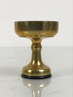 Japanese Buddhist Altar Fitting Brass Rice Offering Cup Vtg Butsugu Gold BA953-OT - Buddhist-chidorivintage.com
