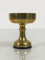 Japanese Buddhist Altar Fitting Brass Rice Offering Cup Vtg Butsugu Gold BA953-OT - Buddhist-chidorivintage.com