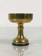 Japanese Buddhist Altar Fitting Brass Rice Offering Cup Vtg Butsugu Gold BA953-OT - Buddhist-chidorivintage.com