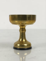 Japanese Buddhist Altar Fitting Brass Rice Offering Cup Vtg Butsugu Gold BA953-OT - Buddhist-chidorivintage.com