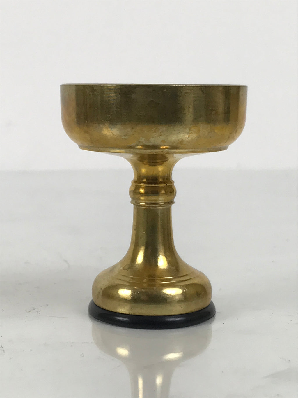 Japanese Buddhist Altar Fitting Brass Rice Offering Cup Vtg Butsugu Gold BA953-OT - Buddhist-chidorivintage.com
