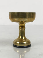 Japanese Buddhist Altar Fitting Brass Rice Offering Cup Vtg Butsugu Gold BA953-OT - Buddhist-chidorivintage.com