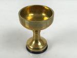 Japanese Buddhist Altar Fitting Brass Rice Offering Cup Vtg Butsugu Gold BA953-OT - Buddhist-chidorivintage.com