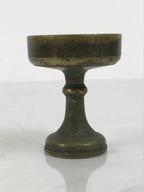 Japanese Buddhist Altar Fitting Brass Rice Offering Cup Vtg Butsugu Gold BA954-OT - Buddhist-chidorivintage.com