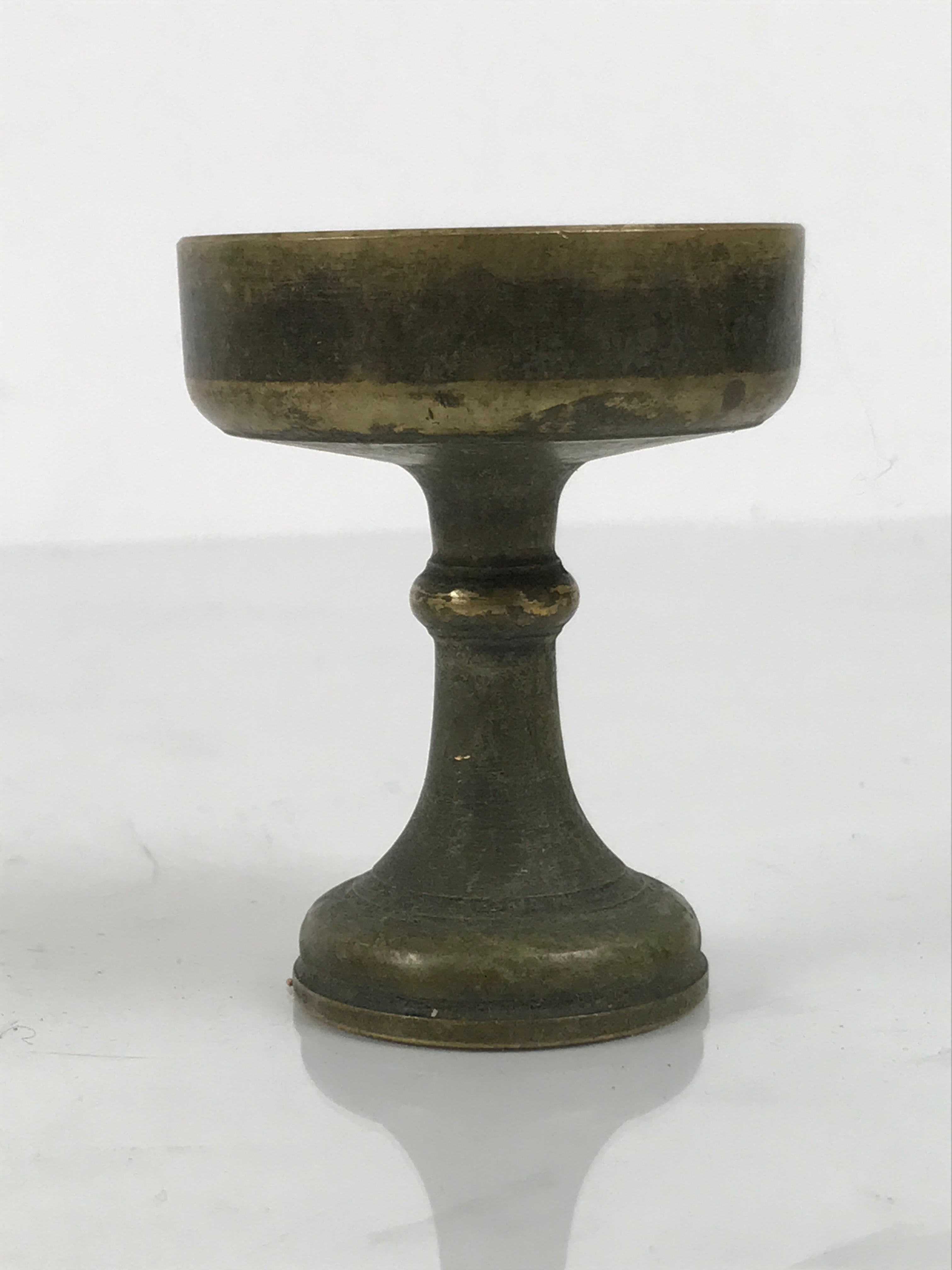 Japanese Buddhist Altar Fitting Brass Rice Offering Cup Vtg Butsugu Gold BA954-OT - Buddhist-chidorivintage.com