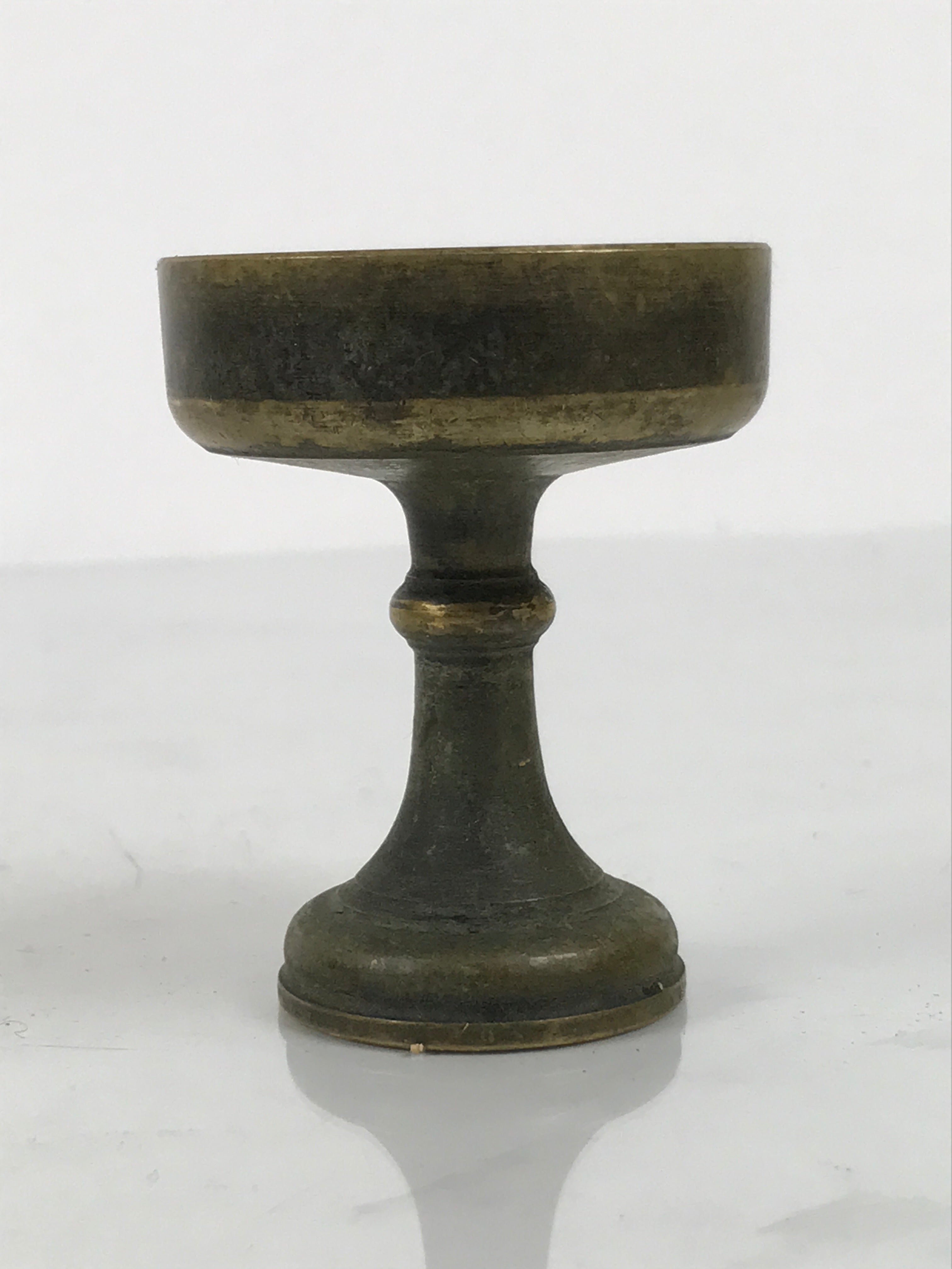 Japanese Buddhist Altar Fitting Brass Rice Offering Cup Vtg Butsugu Gold BA954-OT - Buddhist-chidorivintage.com