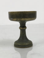 Japanese Buddhist Altar Fitting Brass Rice Offering Cup Vtg Butsugu Gold BA954-OT - Buddhist-chidorivintage.com