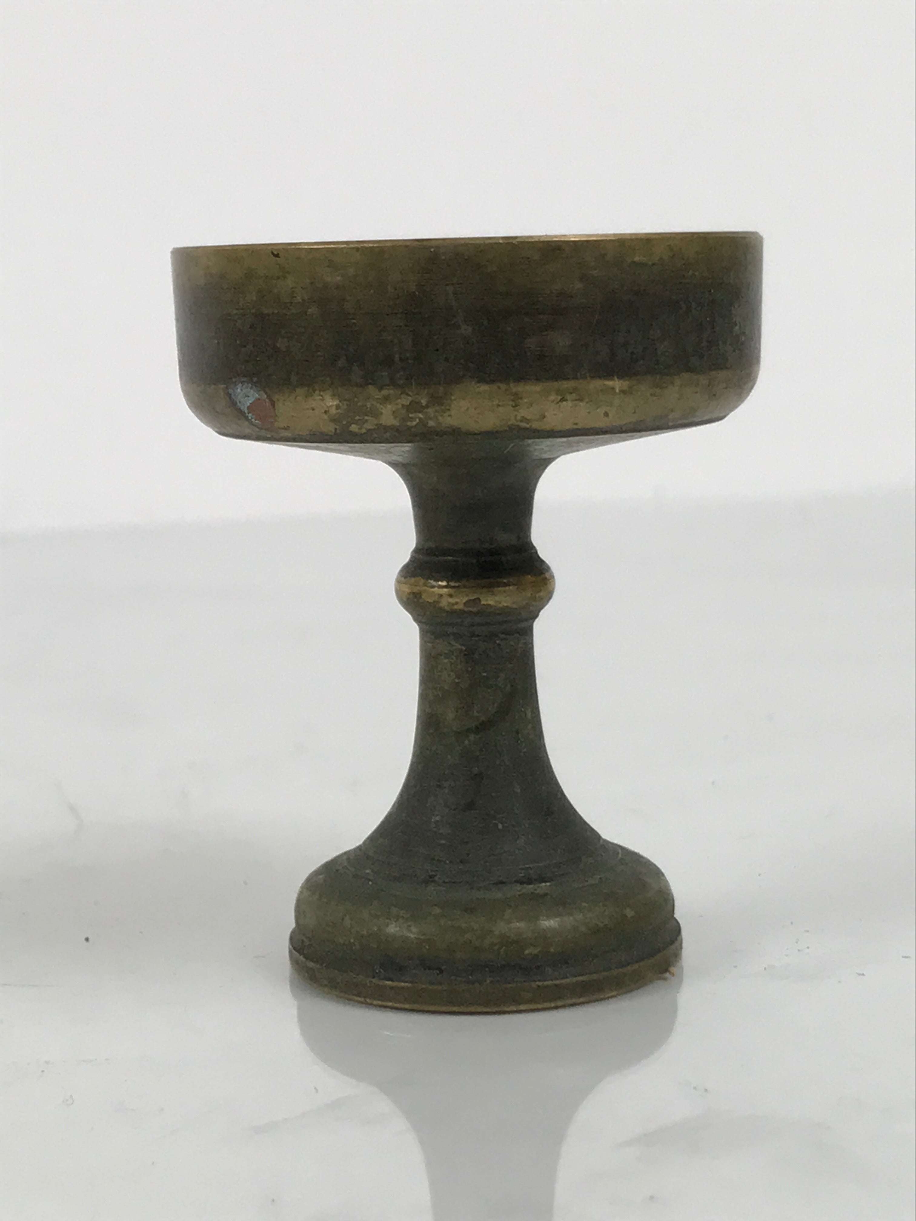 Japanese Buddhist Altar Fitting Brass Rice Offering Cup Vtg Butsugu Gold BA954-OT - Buddhist-chidorivintage.com