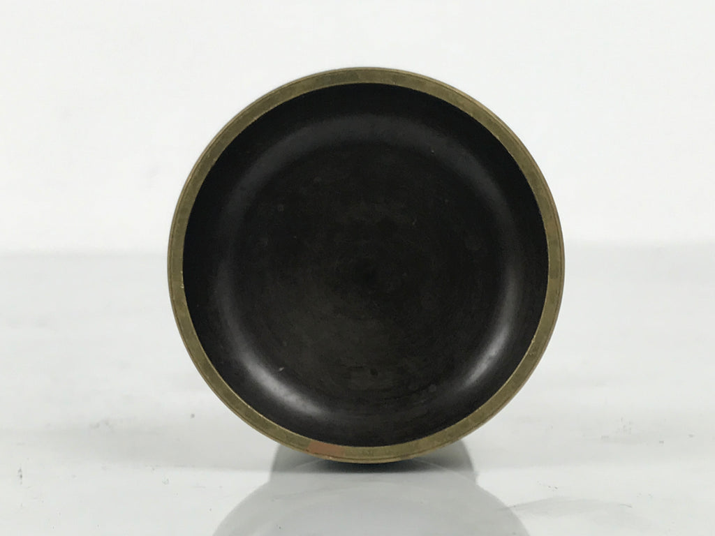 Japanese Buddhist Altar Fitting Brass Rice Offering Cup Vtg Butsugu Gold BA954-OT - Buddhist-chidorivintage.com