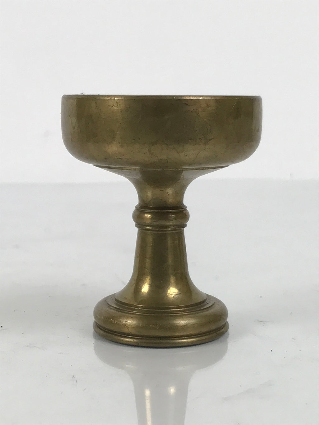 Japanese Buddhist Altar Fitting Brass Rice Offering Cup Vtg Butsugu Gold BA955-OT - Buddhist-chidorivintage.com