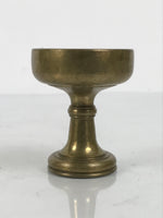 Japanese Buddhist Altar Fitting Brass Rice Offering Cup Vtg Butsugu Gold BA955-OT - Buddhist-chidorivintage.com