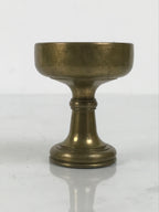 Japanese Buddhist Altar Fitting Brass Rice Offering Cup Vtg Butsugu Gold BA955-OT - Buddhist-chidorivintage.com
