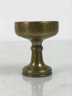 Japanese Buddhist Altar Fitting Brass Rice Offering Cup Vtg Butsugu Gold BA955-OT - Buddhist-chidorivintage.com