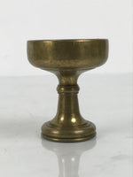 Japanese Buddhist Altar Fitting Brass Rice Offering Cup Vtg Butsugu Gold BA955-OT - Buddhist-chidorivintage.com