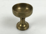 Japanese Buddhist Altar Fitting Brass Rice Offering Cup Vtg Butsugu Gold BA955-OT - Buddhist-chidorivintage.com