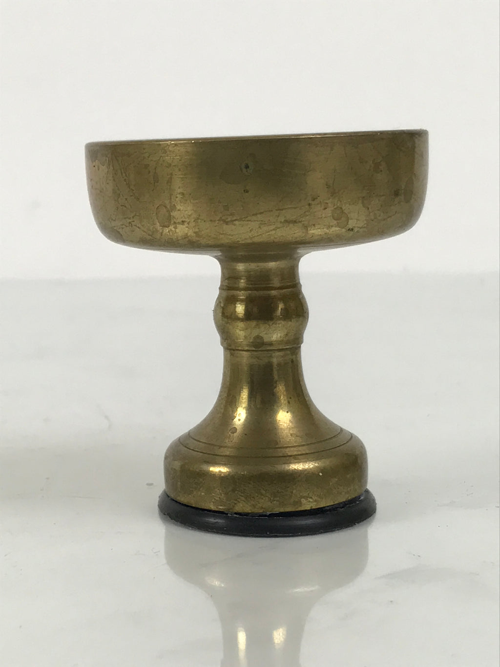 Japanese Buddhist Altar Fitting Brass Rice Offering Cup Vtg Butsugu Gold BA957-OT - Buddhist-chidorivintage.com