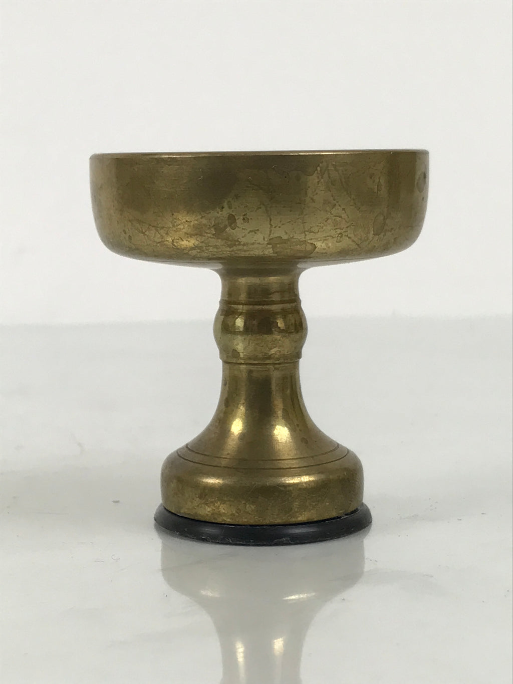 Japanese Buddhist Altar Fitting Brass Rice Offering Cup Vtg Butsugu Gold BA957-OT - Buddhist-chidorivintage.com