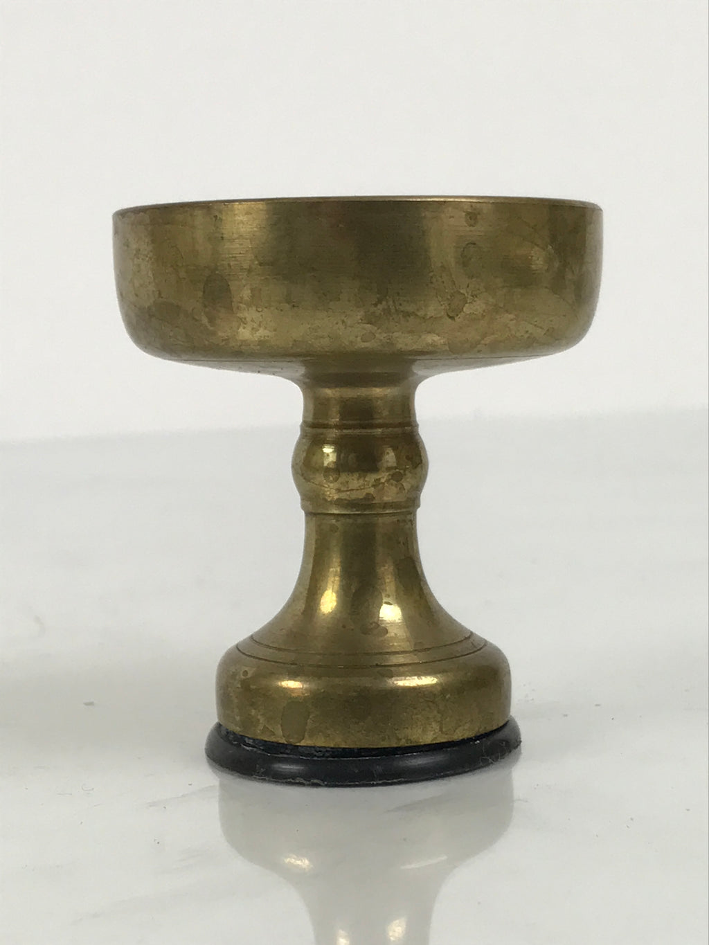 Japanese Buddhist Altar Fitting Brass Rice Offering Cup Vtg Butsugu Gold BA957-OT - Buddhist-chidorivintage.com