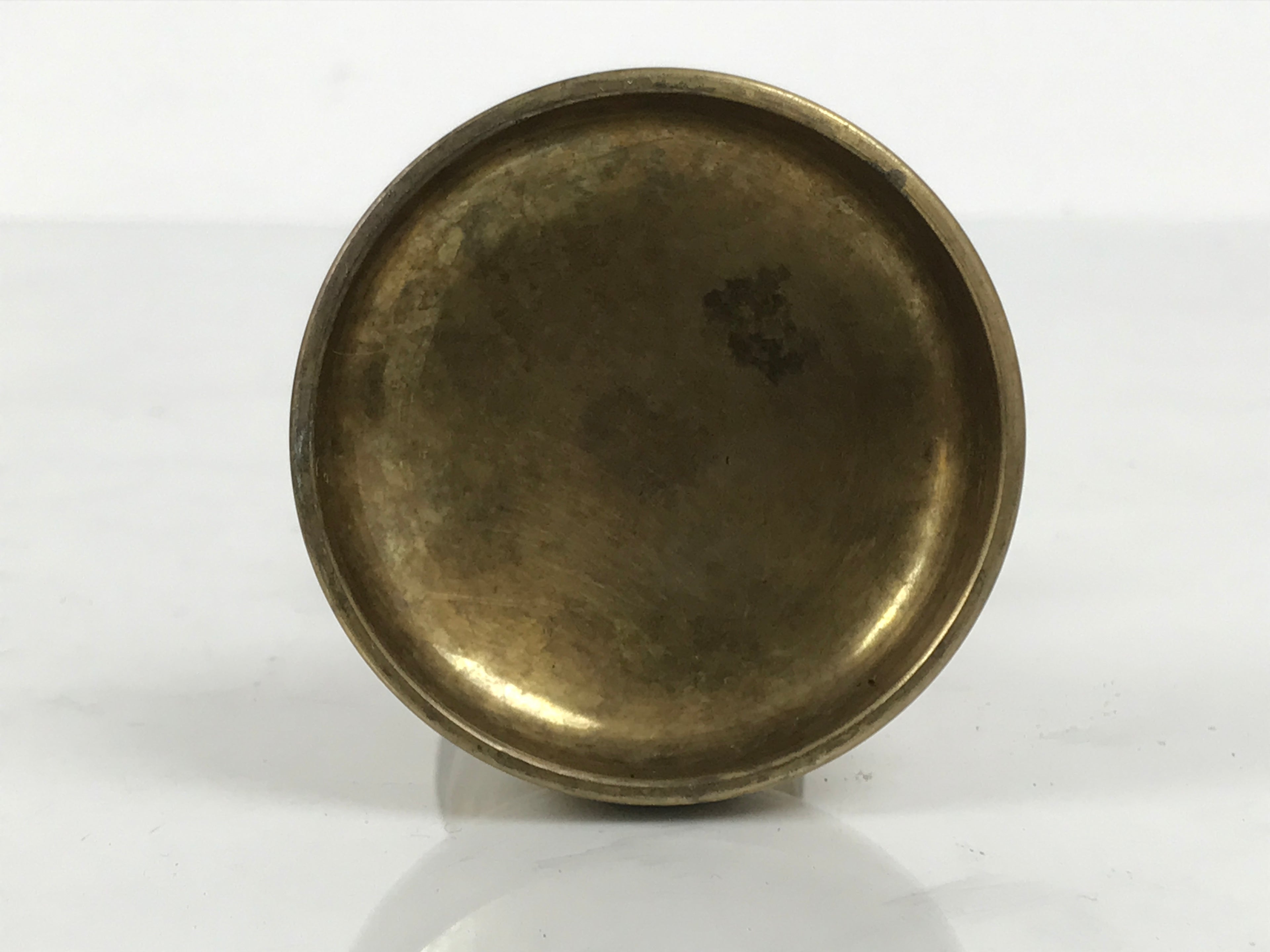 Japanese Buddhist Altar Fitting Brass Rice Offering Cup Vtg Butsugu Gold BA957-OT - Buddhist-chidorivintage.com