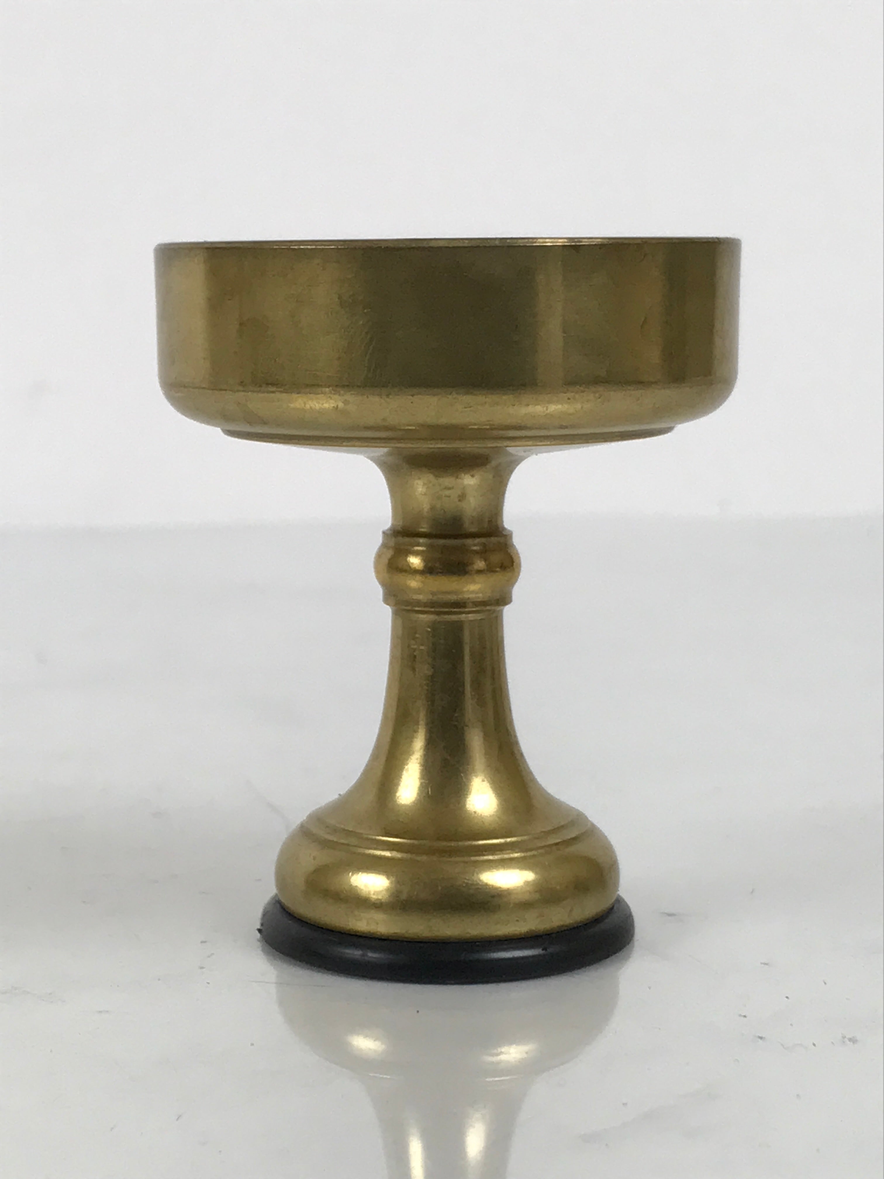 Japanese Buddhist Altar Fitting Brass Rice Offering Cup Vtg Butsugu Gold BA958-OT - Buddhist-chidorivintage.com