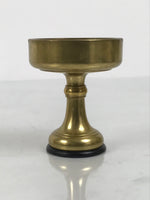 Japanese Buddhist Altar Fitting Brass Rice Offering Cup Vtg Butsugu Gold BA958-OT - Buddhist-chidorivintage.com