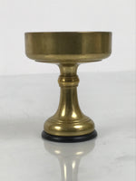 Japanese Buddhist Altar Fitting Brass Rice Offering Cup Vtg Butsugu Gold BA958-OT - Buddhist-chidorivintage.com