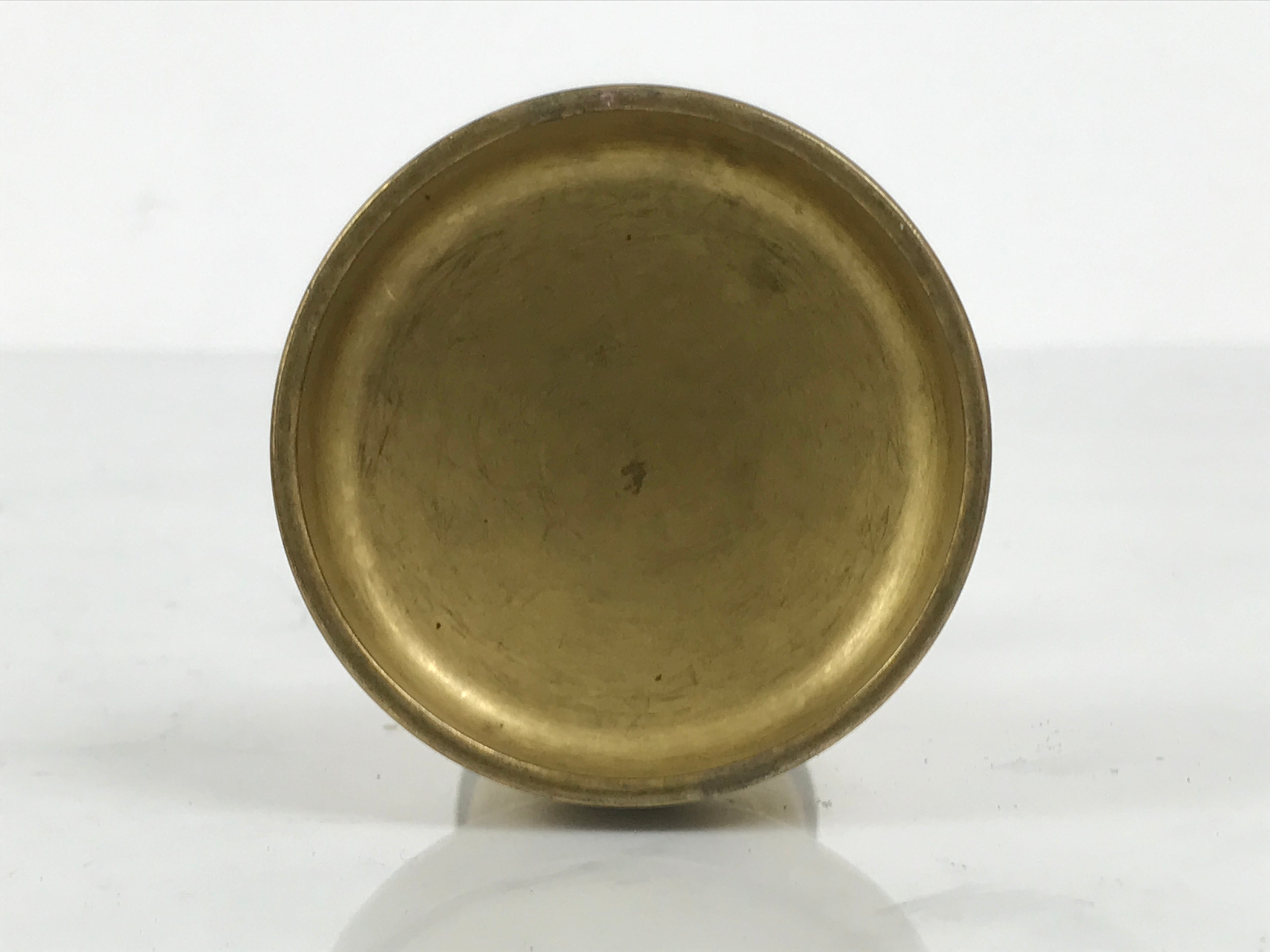Japanese Buddhist Altar Fitting Brass Rice Offering Cup Vtg Butsugu Gold BA958-OT - Buddhist-chidorivintage.com