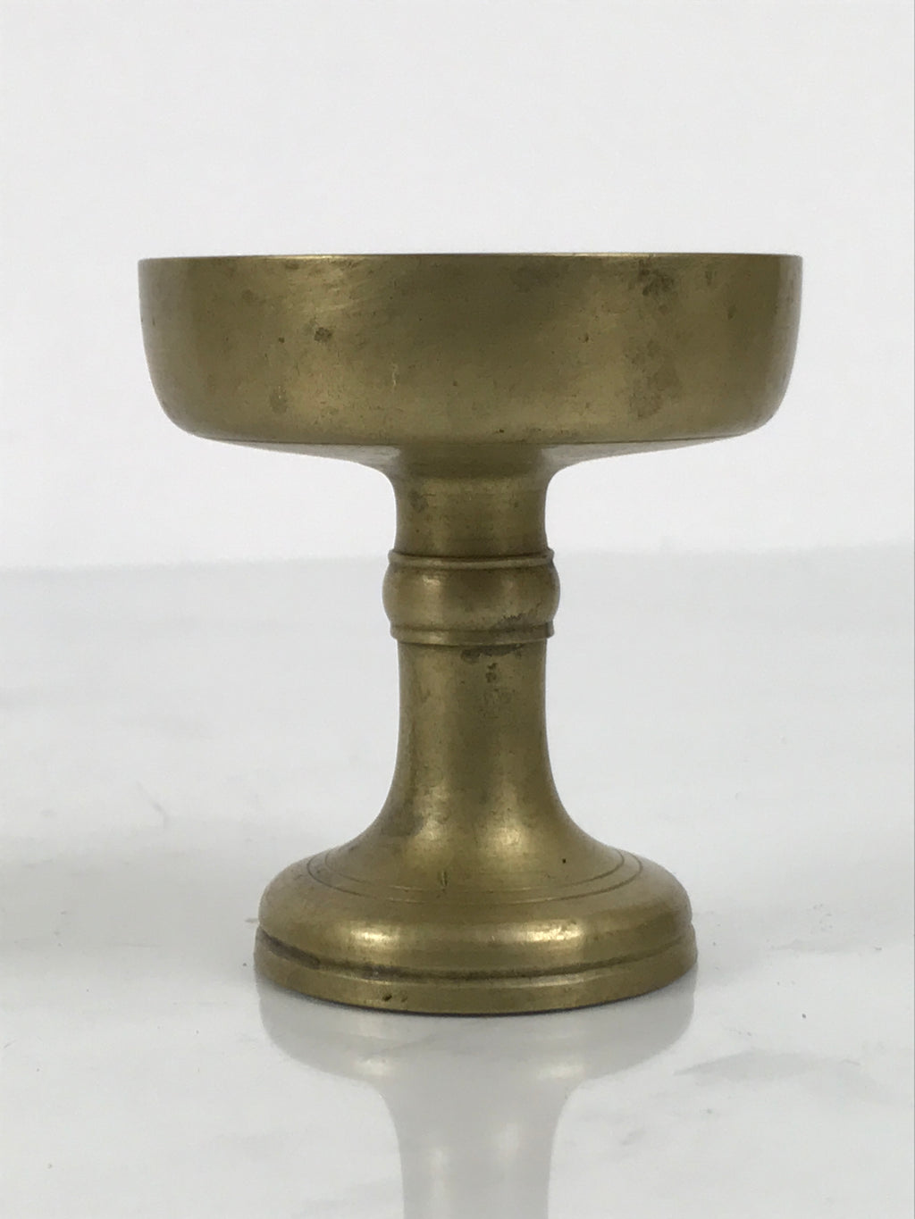 Japanese Buddhist Altar Fitting Brass Rice Offering Cup Vtg Butsugu Gold BA960-OT - Buddhist-chidorivintage.com