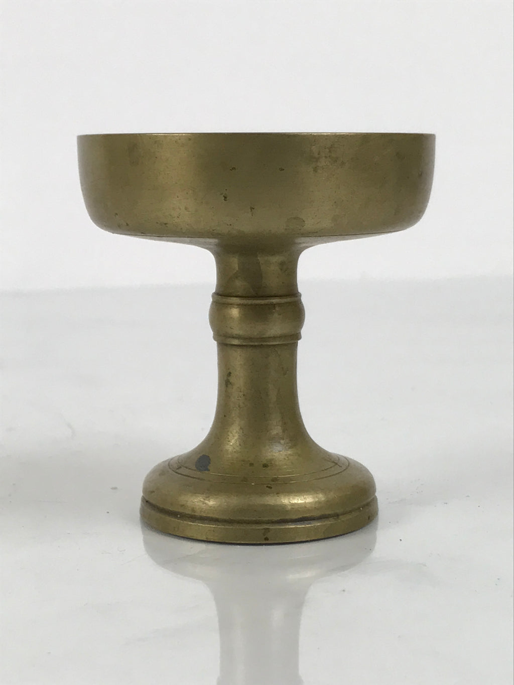 Japanese Buddhist Altar Fitting Brass Rice Offering Cup Vtg Butsugu Gold BA960-OT - Buddhist-chidorivintage.com