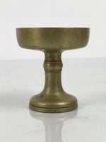 Japanese Buddhist Altar Fitting Brass Rice Offering Cup Vtg Butsugu Gold BA960-OT - Buddhist-chidorivintage.com