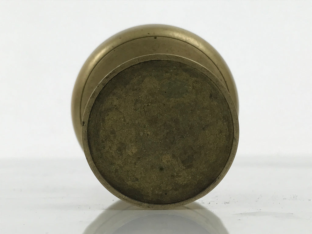 Japanese Buddhist Altar Fitting Brass Rice Offering Cup Vtg Butsugu Gold BA960-OT - Buddhist-chidorivintage.com