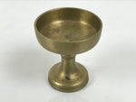 Japanese Buddhist Altar Fitting Brass Rice Offering Cup Vtg Butsugu Gold BA960-OT - Buddhist-chidorivintage.com