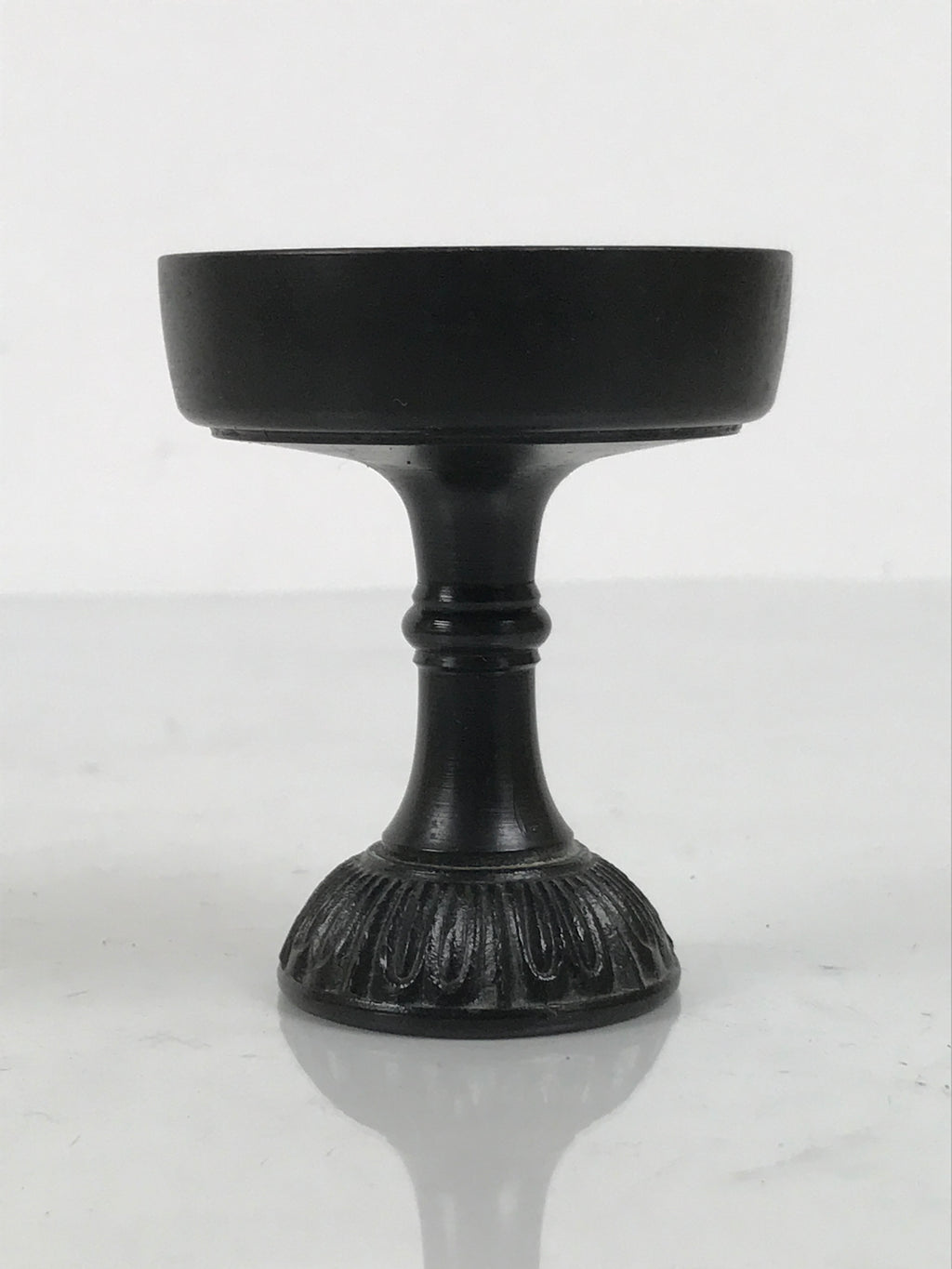 Japanese Buddhist Altar Fitting Metal Rice Offering Cup Vtg Butsugu Gold BA961-OT - Buddhist-chidorivintage.com