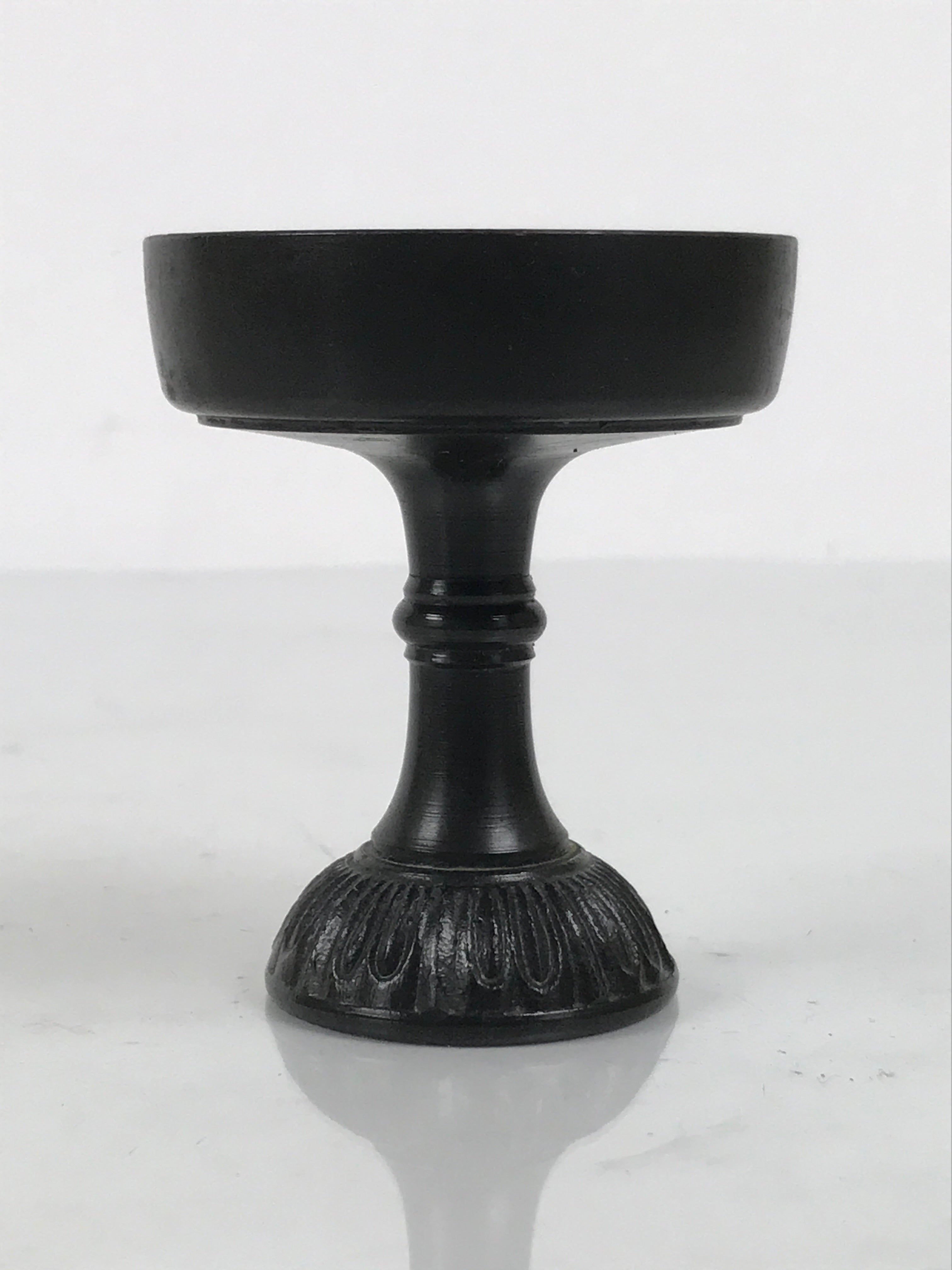 Japanese Buddhist Altar Fitting Metal Rice Offering Cup Vtg Butsugu Gold BA961-OT - Buddhist-chidorivintage.com