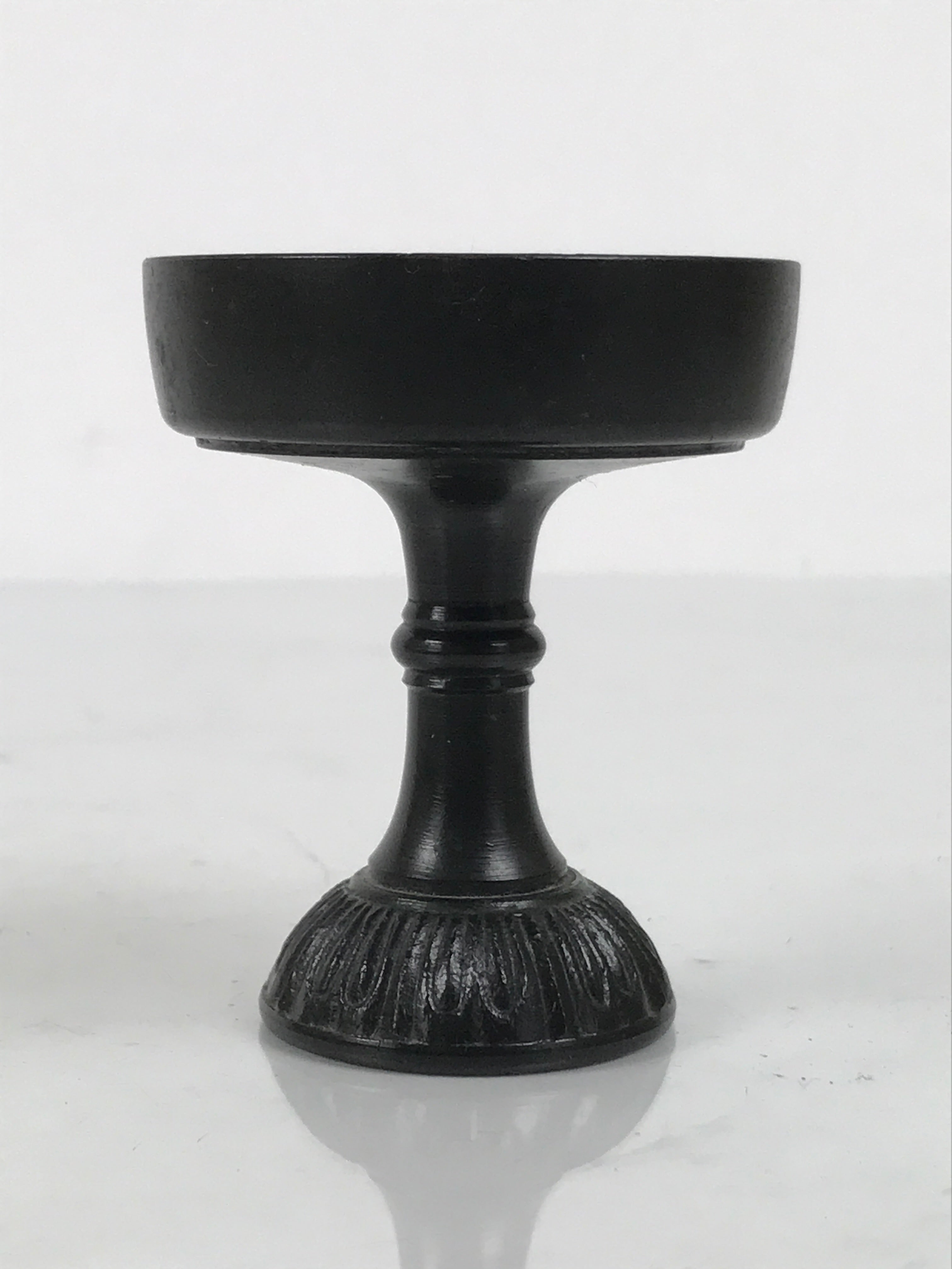 Japanese Buddhist Altar Fitting Metal Rice Offering Cup Vtg Butsugu Gold BA961-OT - Buddhist-chidorivintage.com