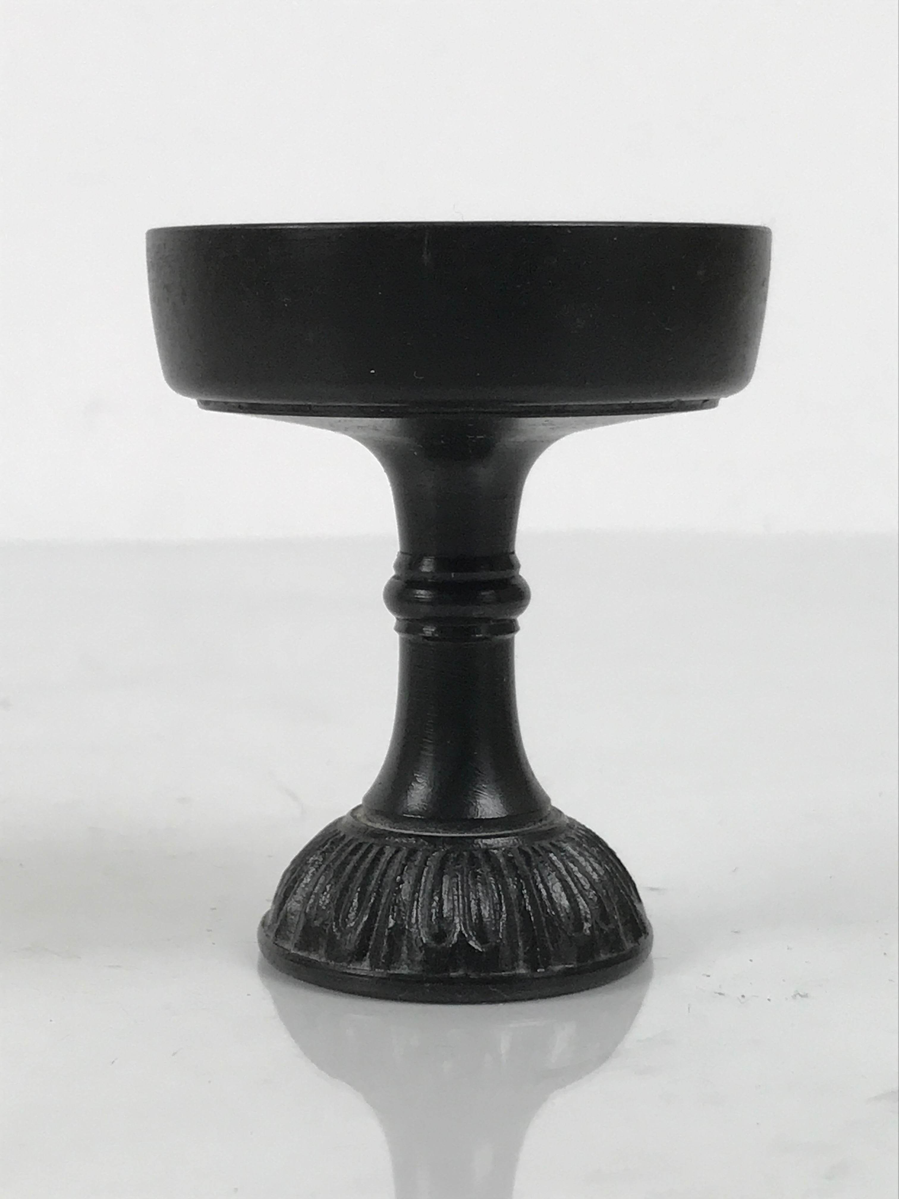 Japanese Buddhist Altar Fitting Metal Rice Offering Cup Vtg Butsugu Gold BA961-OT - Buddhist-chidorivintage.com