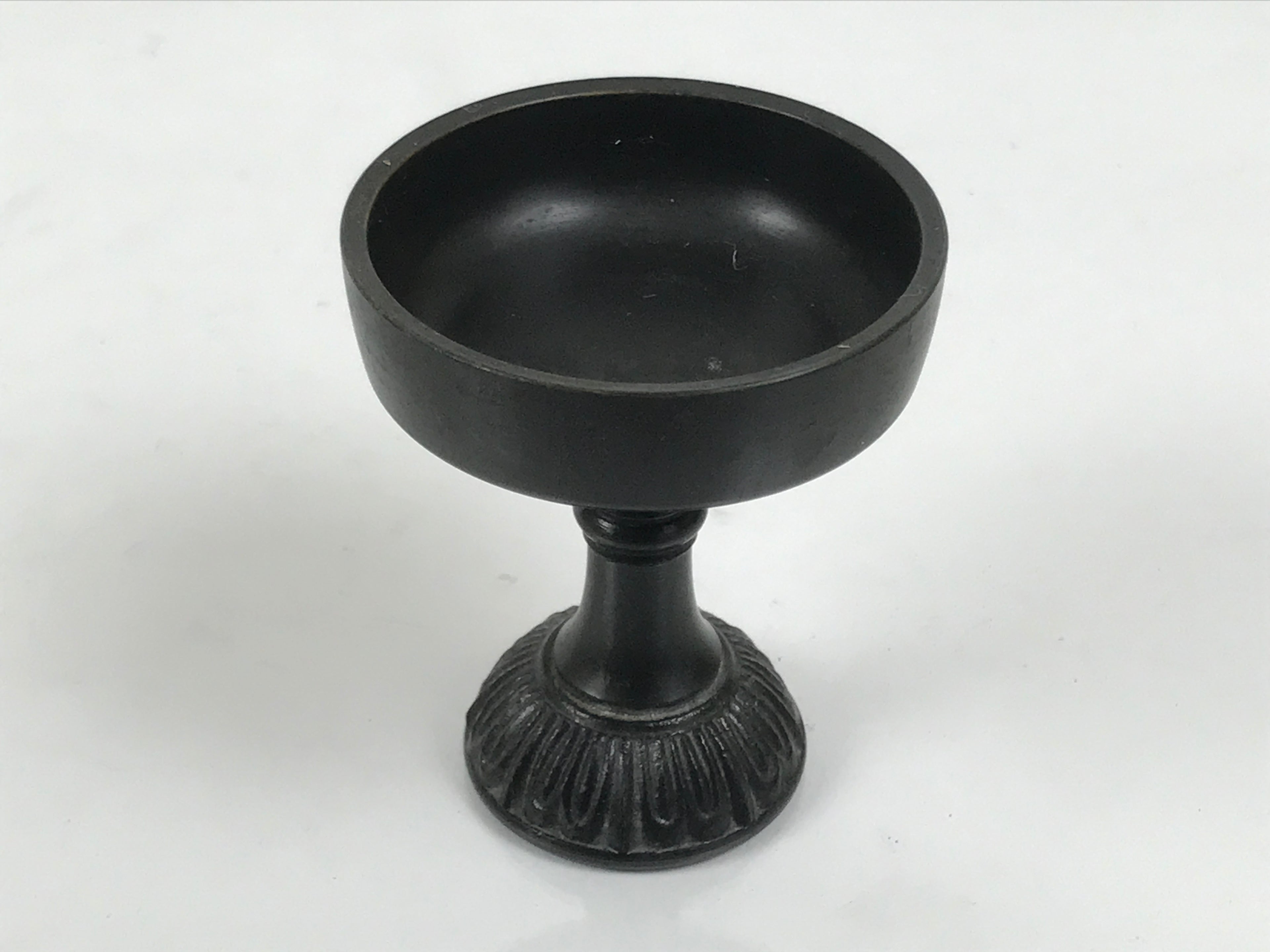 Japanese Buddhist Altar Fitting Metal Rice Offering Cup Vtg Butsugu Gold BA961-OT - Buddhist-chidorivintage.com