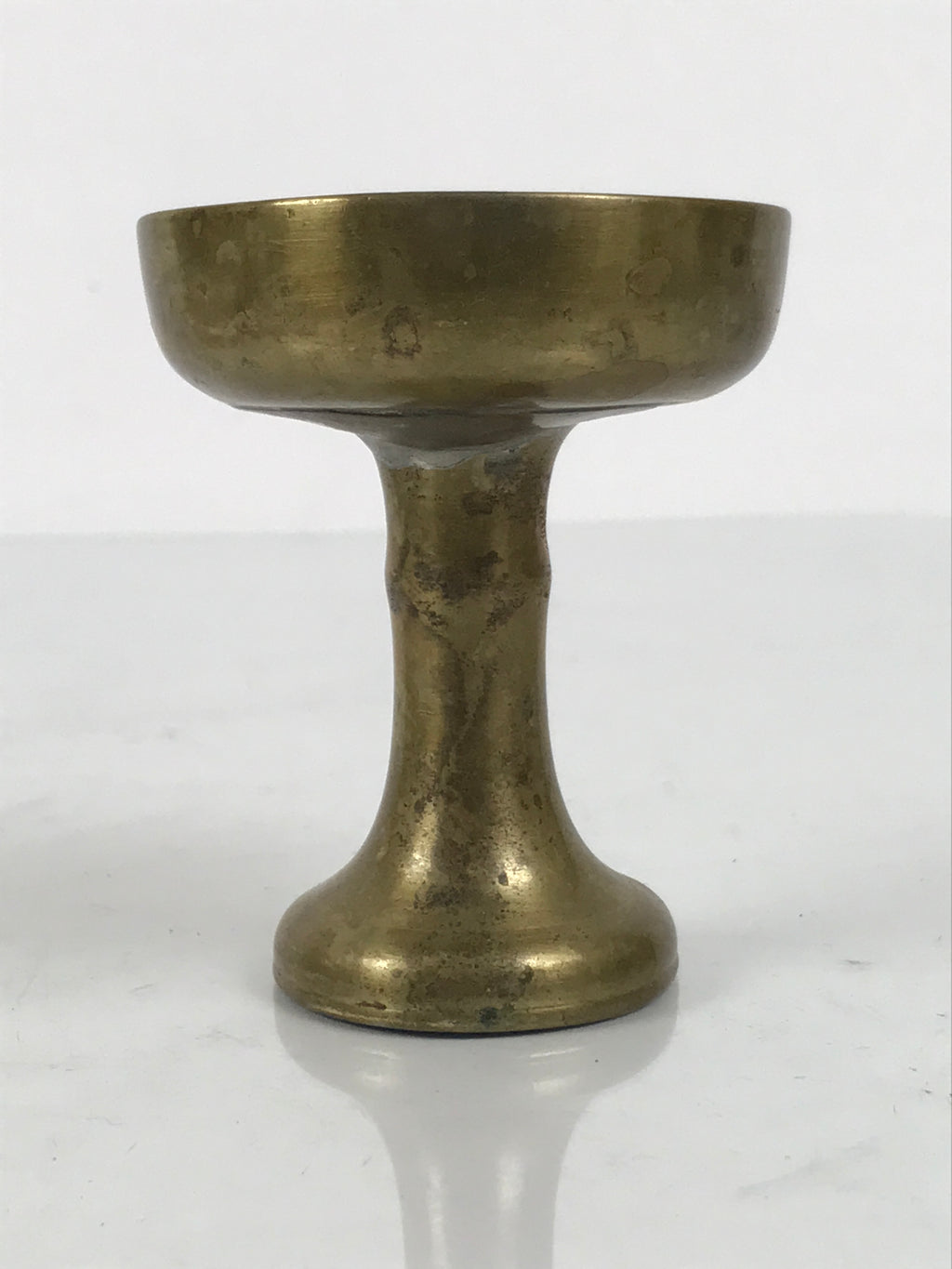 Japanese Buddhist Altar Fitting Brass Rice Offering Cup Vtg Butsugu Gold BA962-OT - Buddhist-chidorivintage.com