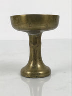 Japanese Buddhist Altar Fitting Brass Rice Offering Cup Vtg Butsugu Gold BA962-OT - Buddhist-chidorivintage.com