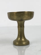 Japanese Buddhist Altar Fitting Brass Rice Offering Cup Vtg Butsugu Gold BA962-OT - Buddhist-chidorivintage.com