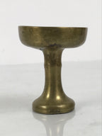 Japanese Buddhist Altar Fitting Brass Rice Offering Cup Vtg Butsugu Gold BA962-OT - Buddhist-chidorivintage.com