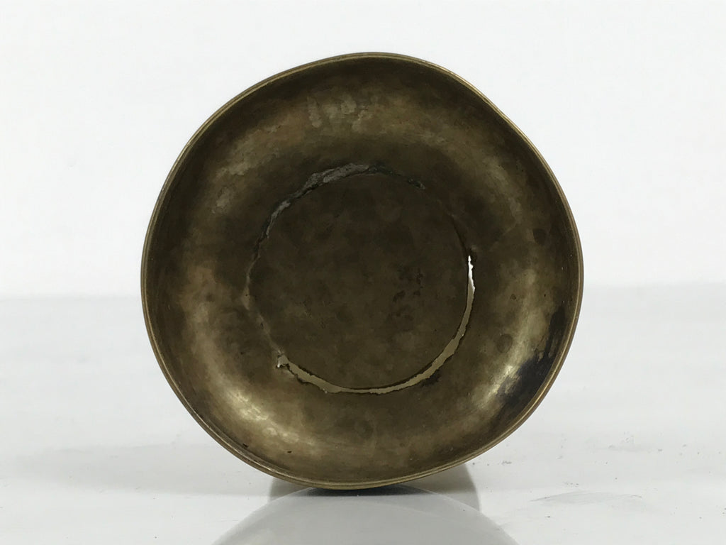 Japanese Buddhist Altar Fitting Brass Rice Offering Cup Vtg Butsugu Gold BA962-OT - Buddhist-chidorivintage.com